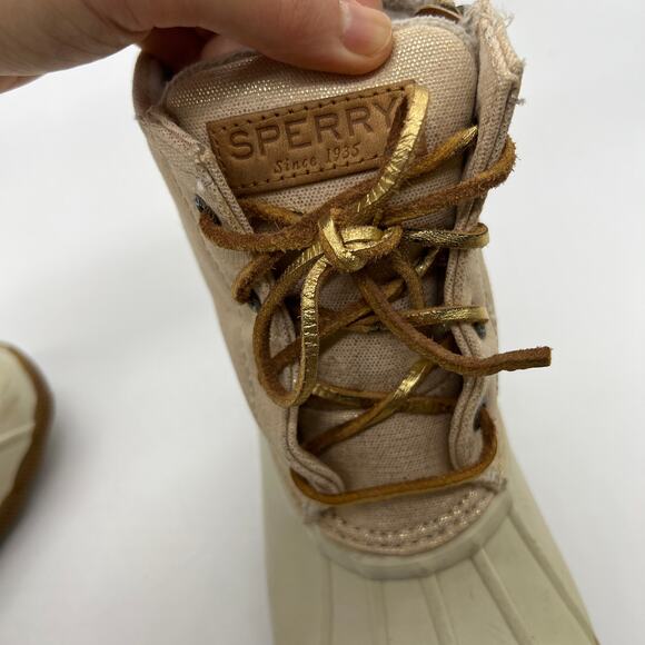 Sperry Boot Women Size 6 Medium Top Sider SaltWater Boots - Picture 8 of 13